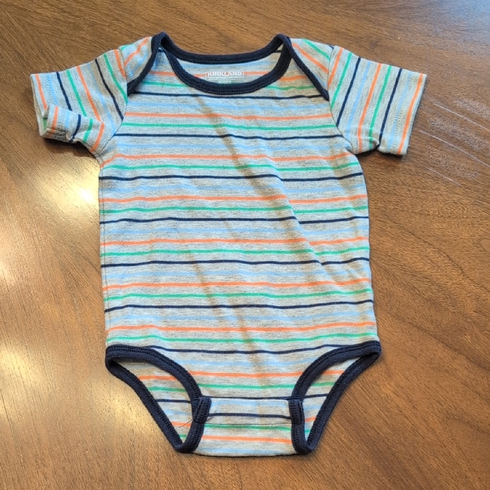 Kirkland Signature Multicolor Striped Bodysuit